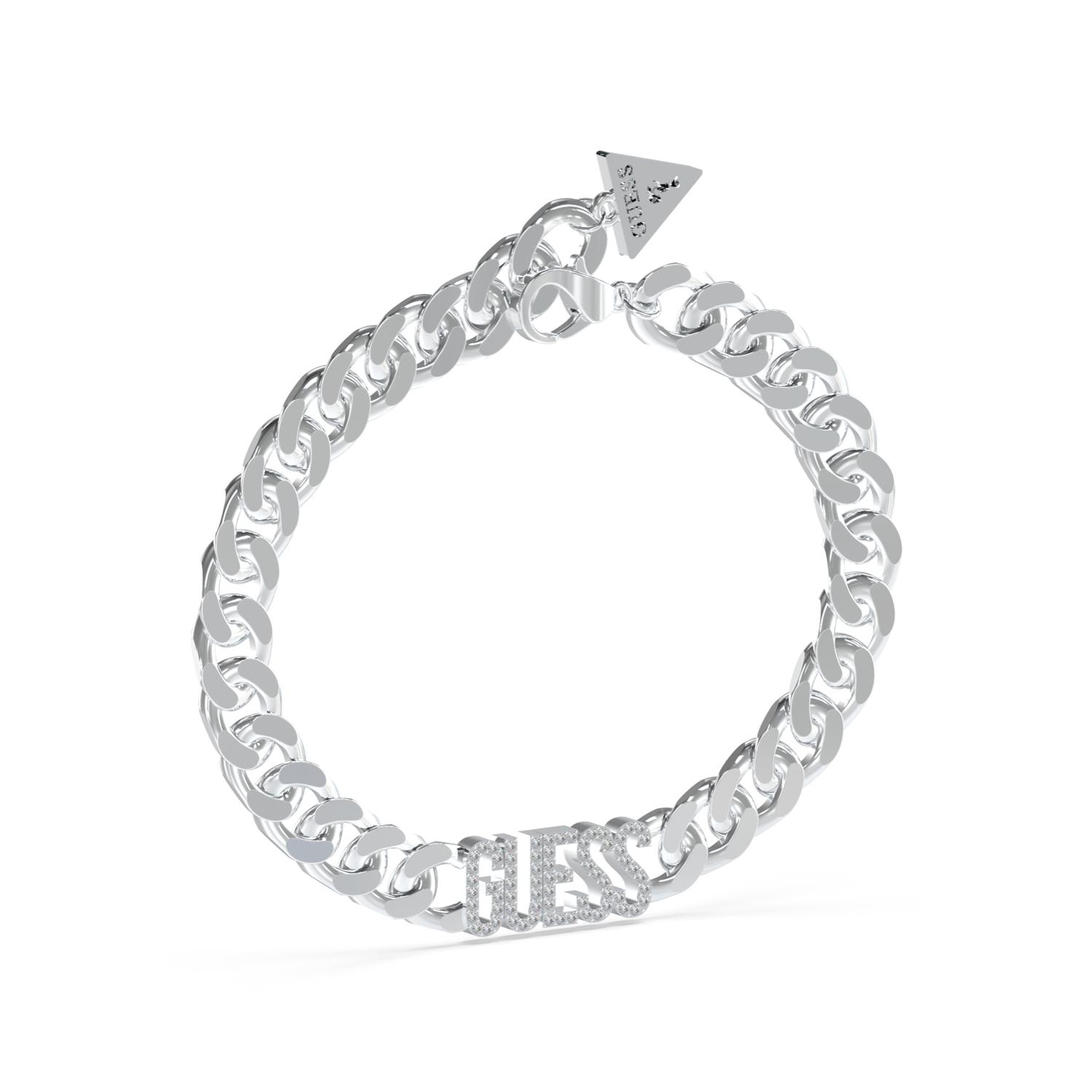 PULSERA GUESS PLATEADA ACERO - 1