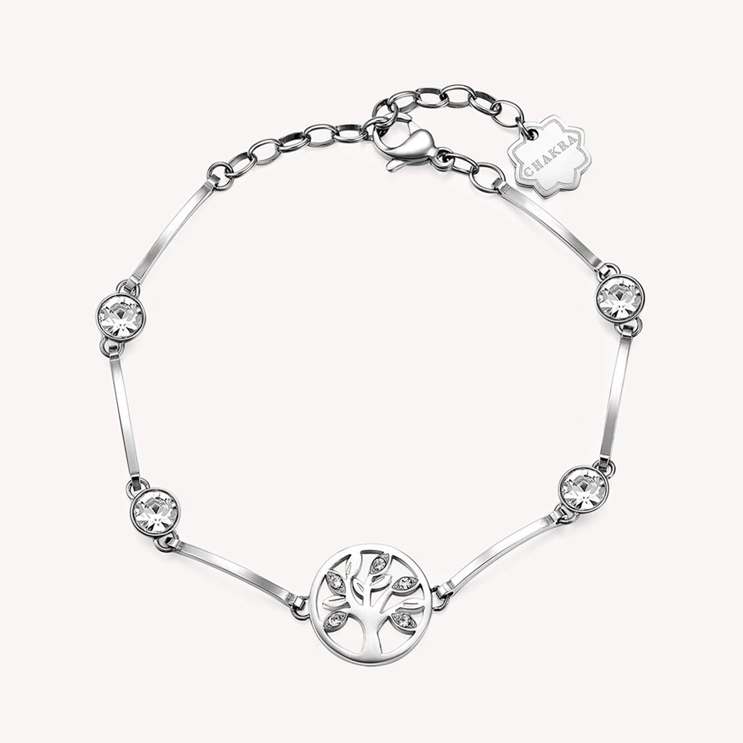 PULSERA BROSWAY CHAKRA PLATEADA ACERO - 1