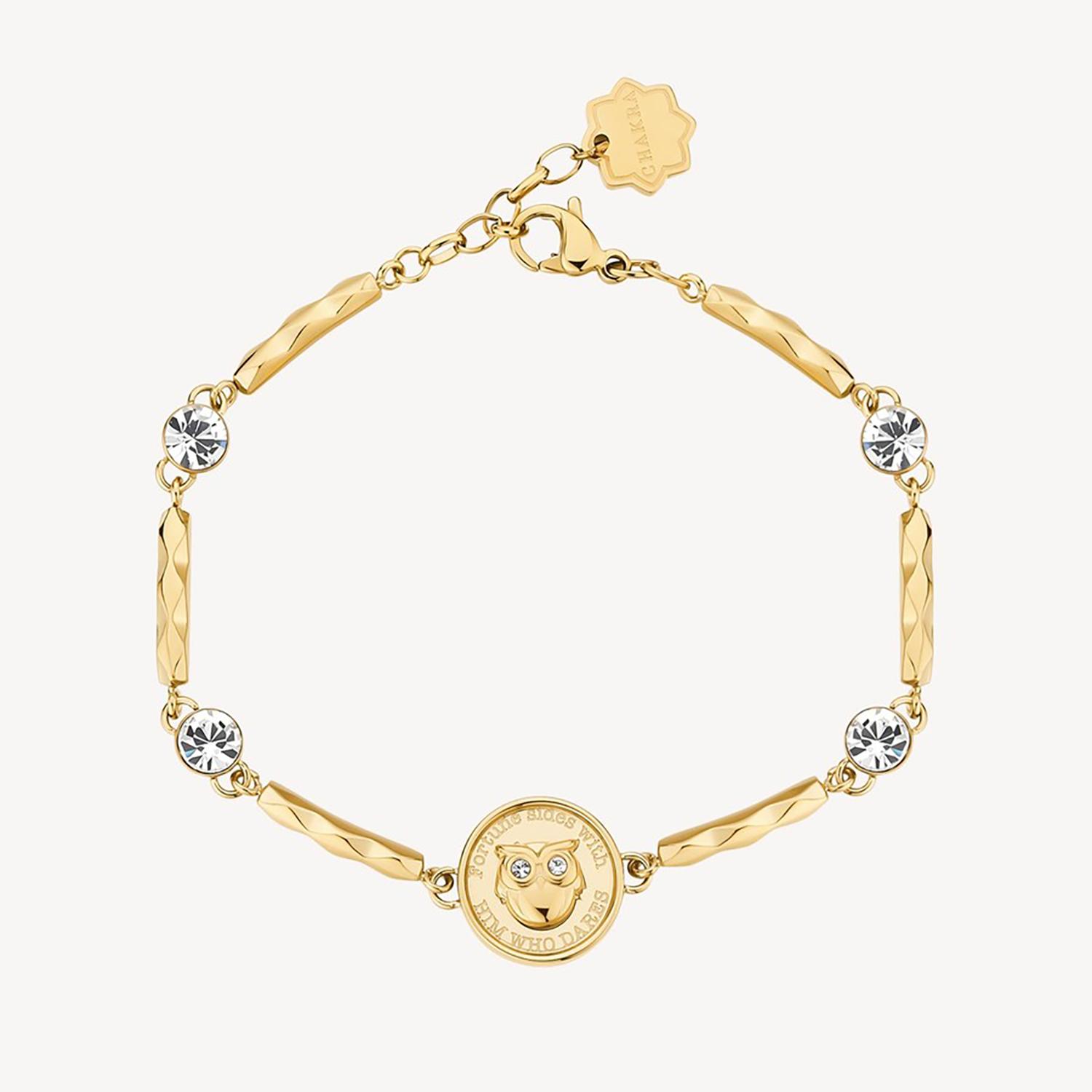 PULSERA BROSWAY CHAKRA DORADA ACERO - 1