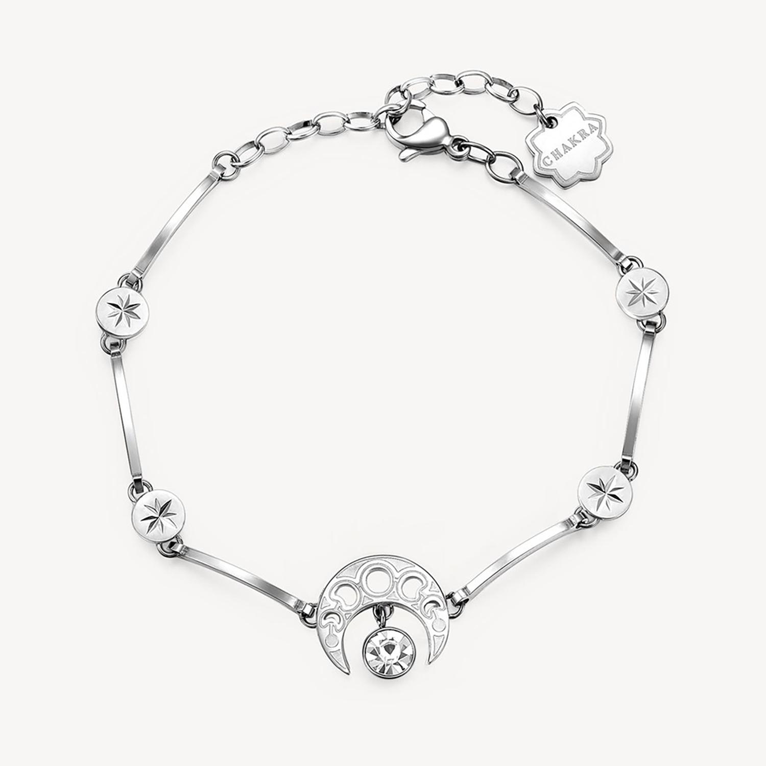 PULSERA BROSWAY CHAKRA PLATEADA ACERO - 1