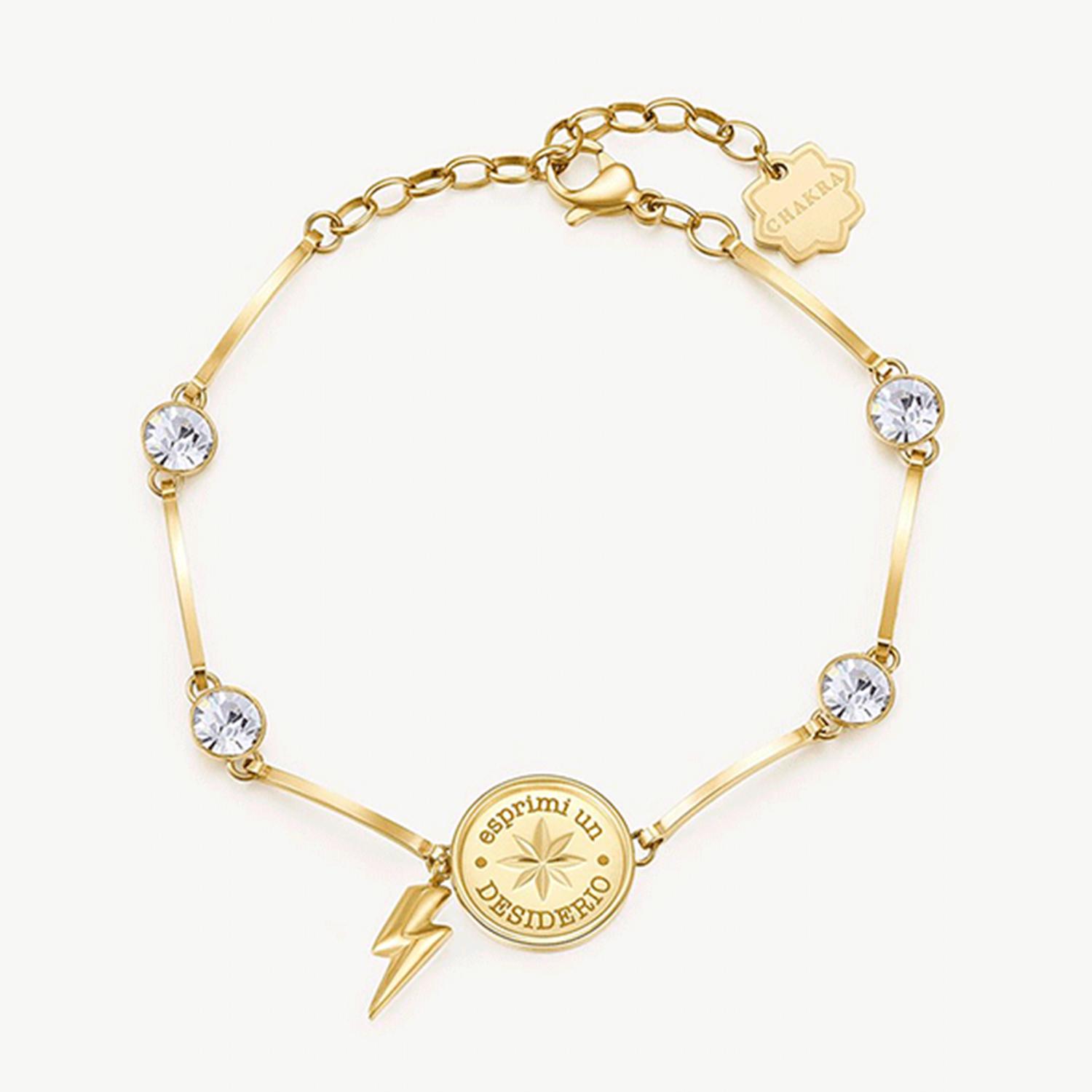 PULSERA BROSWAY CHAKRA DORADA ACERO - 1