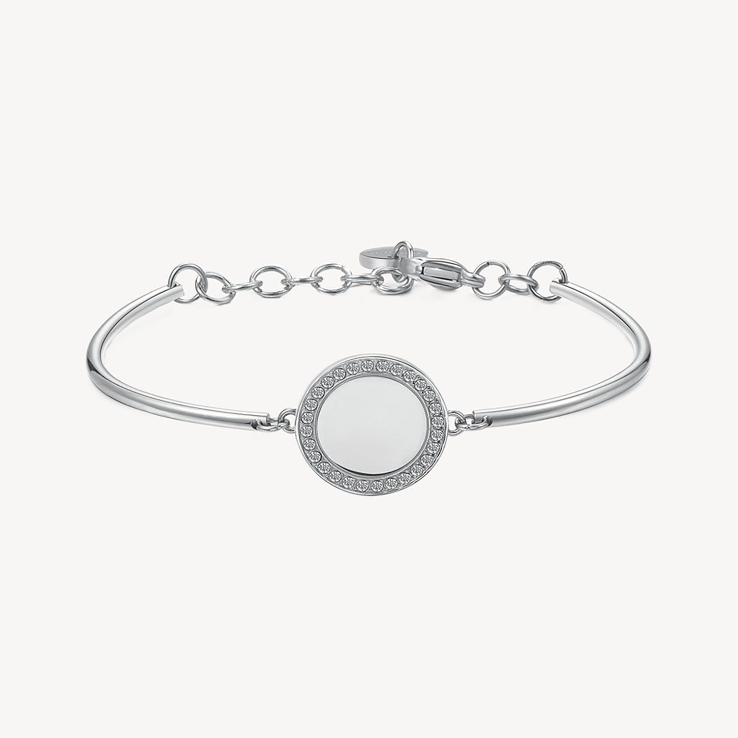 PULSERA BROSWAY CHAKRA PLATEADA ACERO - 1