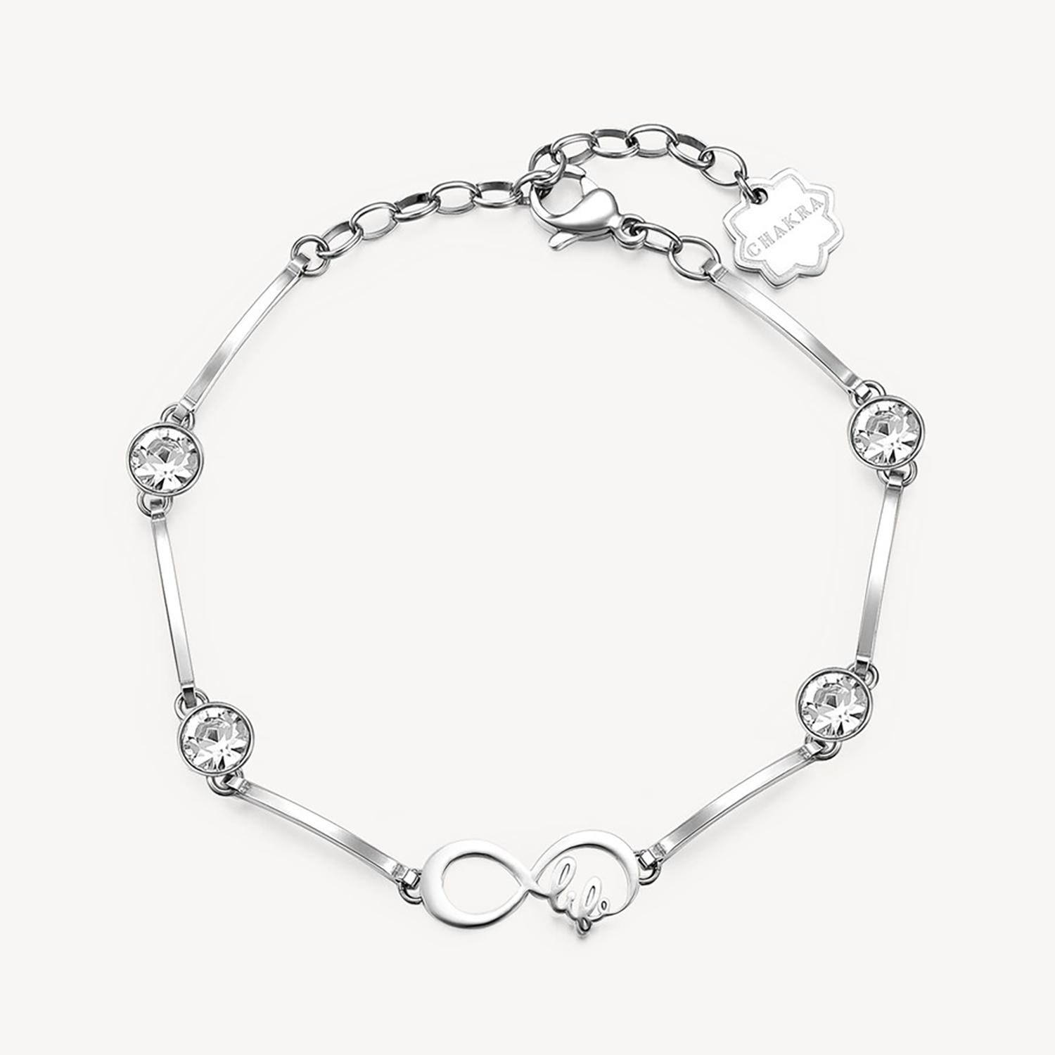 PULSERA BROSWAY CHAKRA PLATEADA ACERO - 1