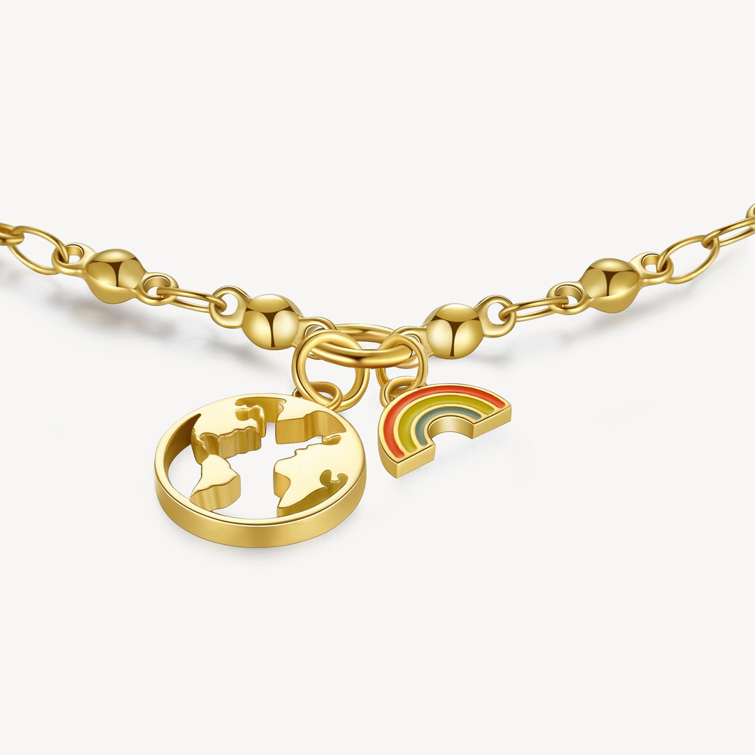 TOBILLERA BROSWAY CHAKRA DORADA - 2