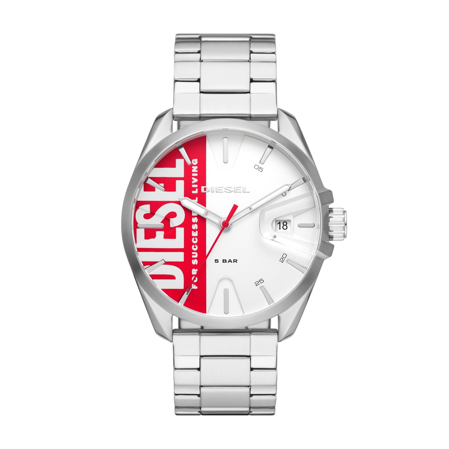 RELOJ PLATEADO DIESEL HOMBRE DZ1992 - 1
