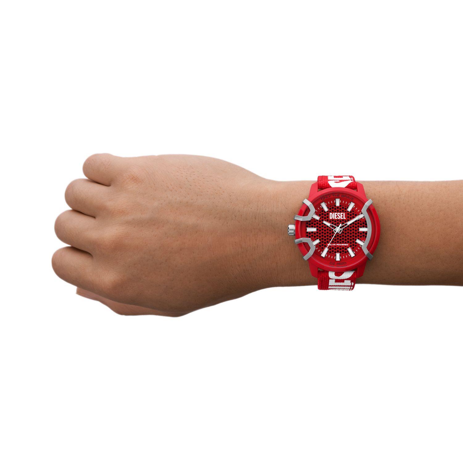 RELOJ ROJO DIESEL HOMBRE DZ4620 - 3