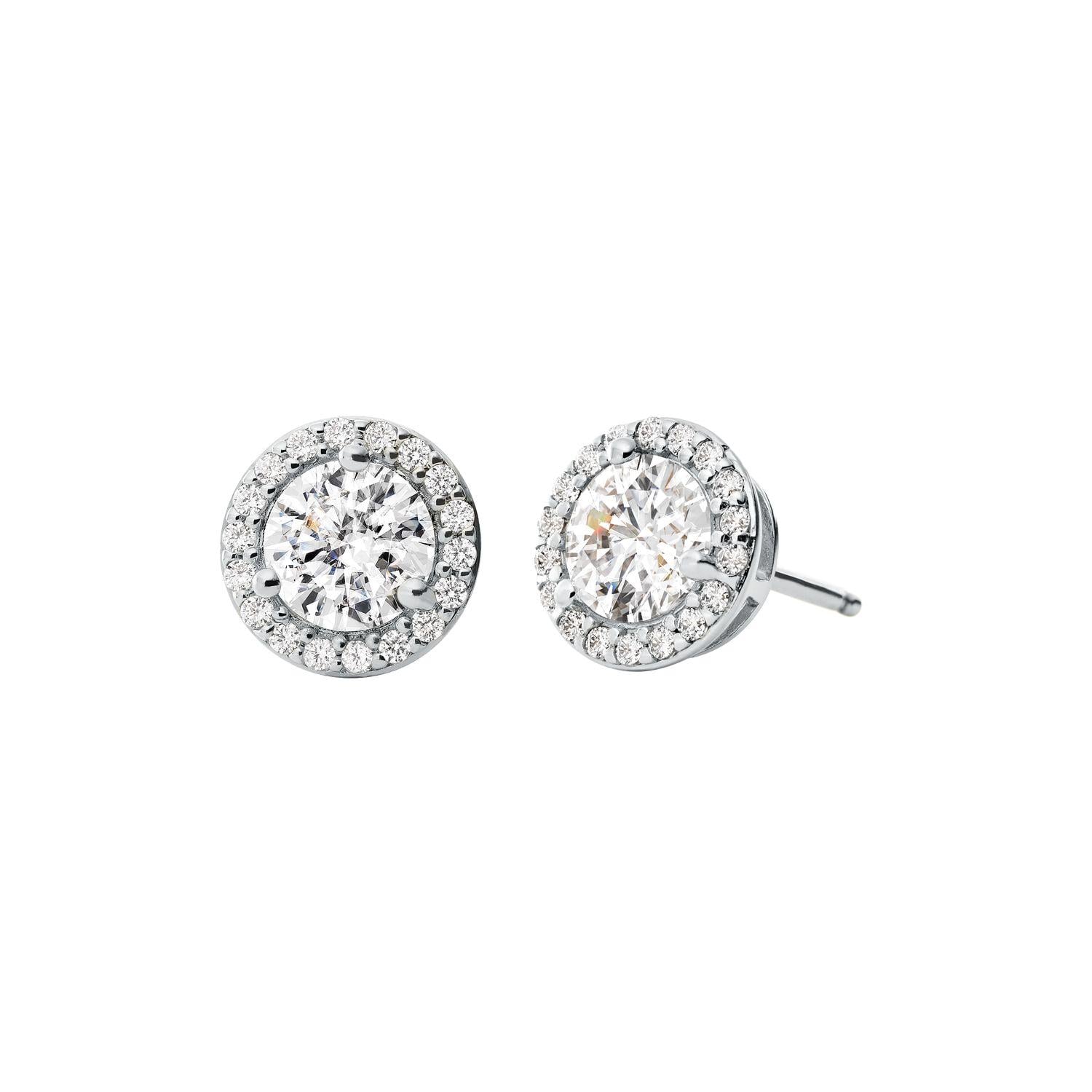 AROS MICHAEL KORS MKC1035AN040 PLATEADOS - 1