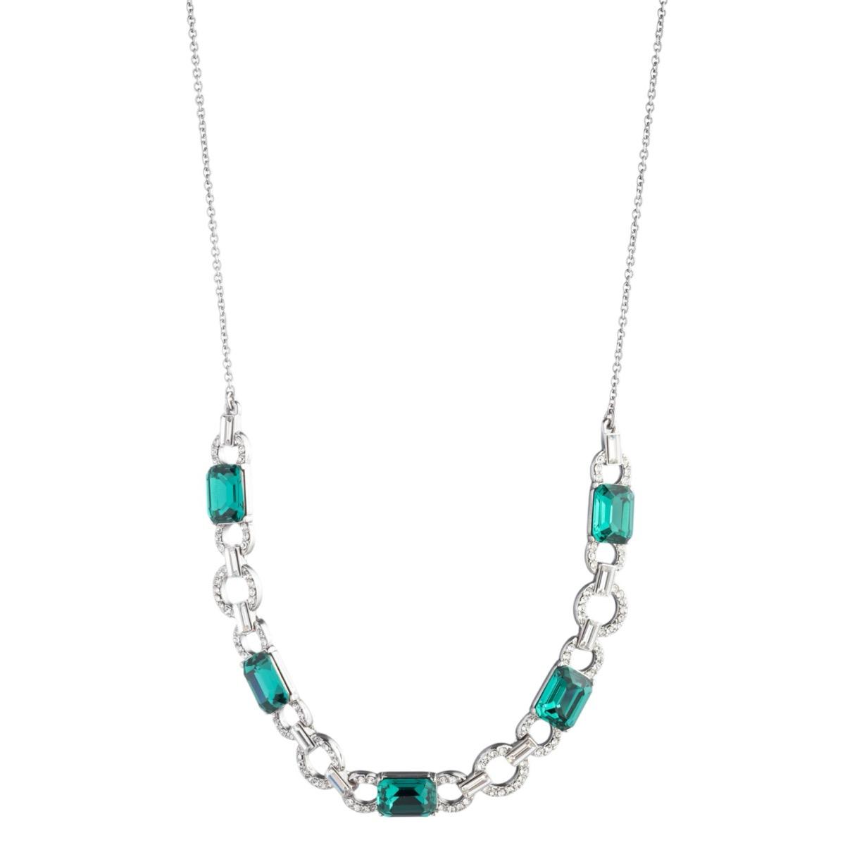 COLLAR RALPH LAUREN ACERO INOXIDABLE LAUREN PLATEADO TURQUESA 14N00542 - 1