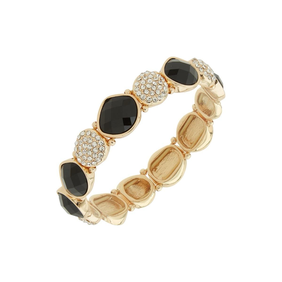 PULSERA ANNE KLEIN DORADO NEGRO 01B00877 - 1