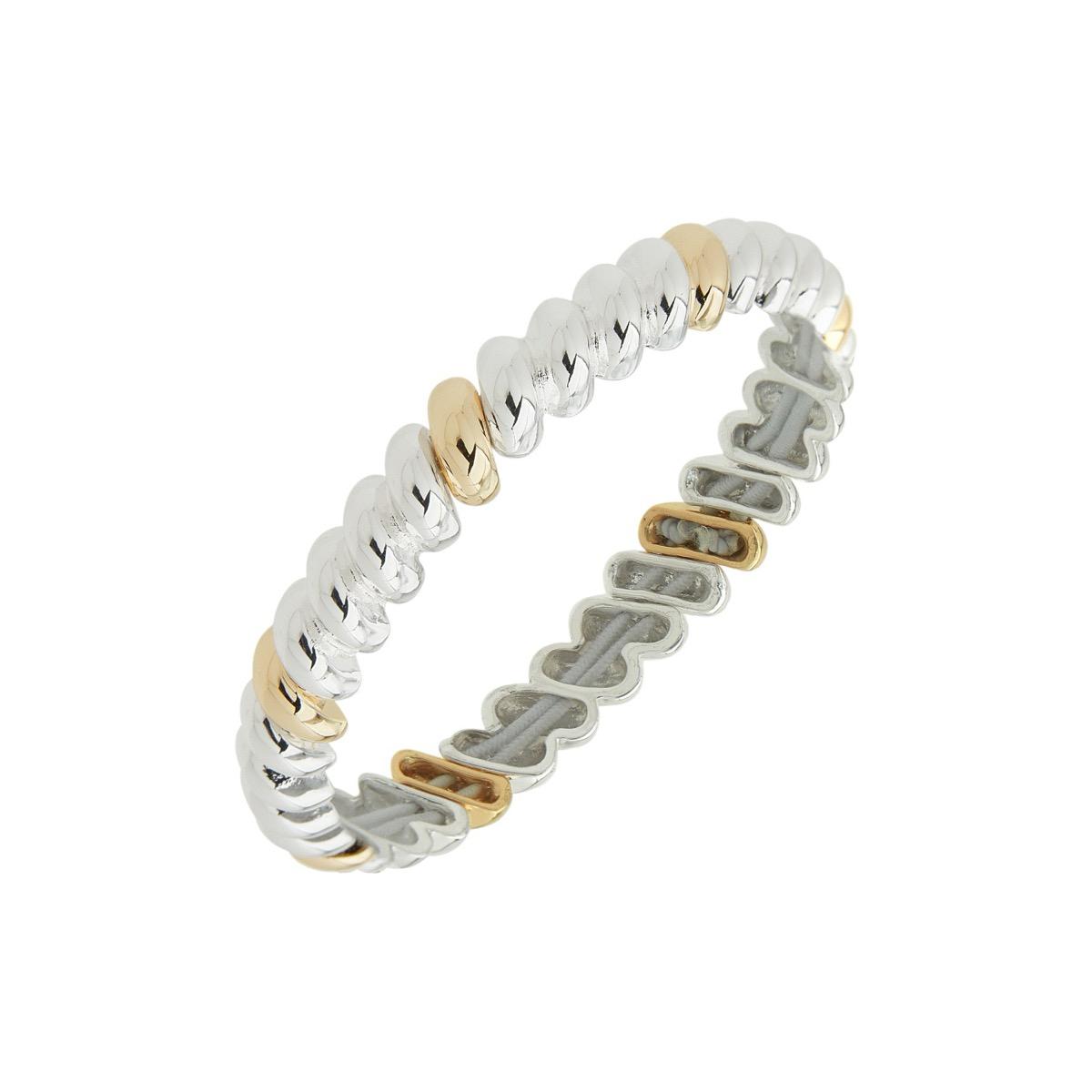 PULSERA ANNE KLEIN PLATEADO Y DORADO 01B00898 - 1