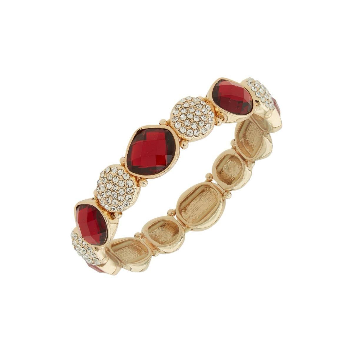 PULSERA ANNE KLEIN DORADO ROJO 01B00878 - 1