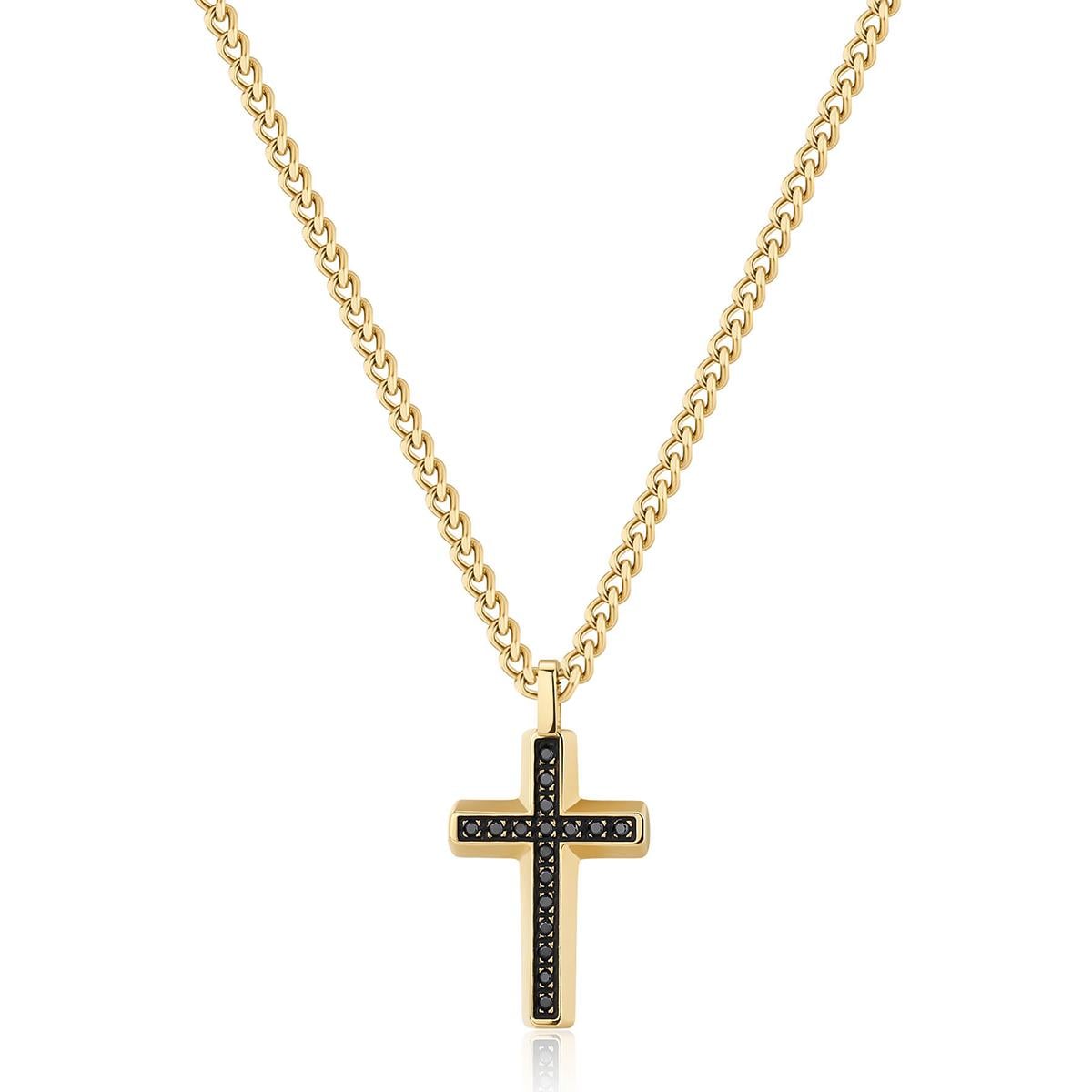 COLLAR BROSWAY ACERO INOXIDABLE DORADO HOMBRE BBC02 - 1