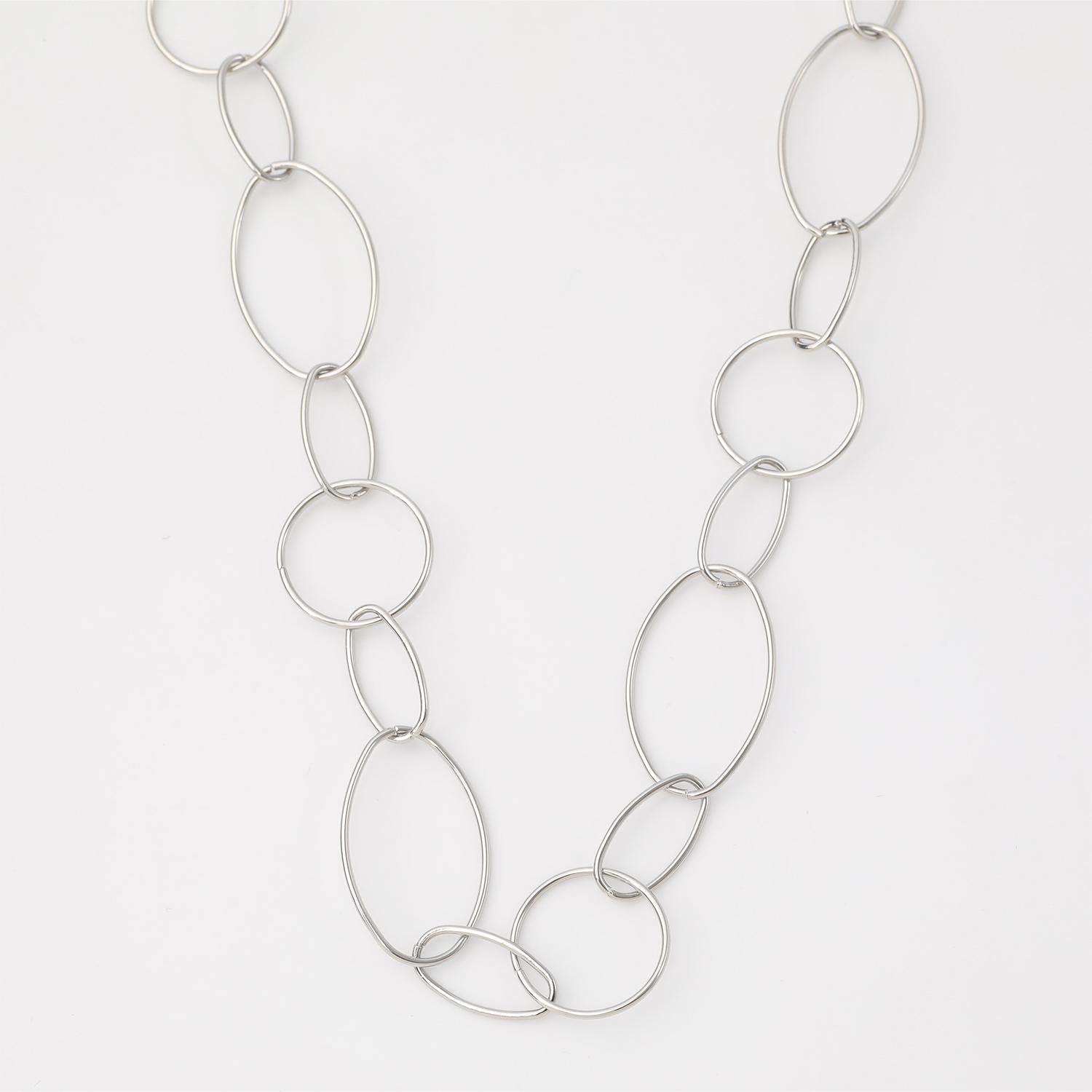 COLLAR 19V69 ITALIA PLATEADO MUJER STNE600 - 1