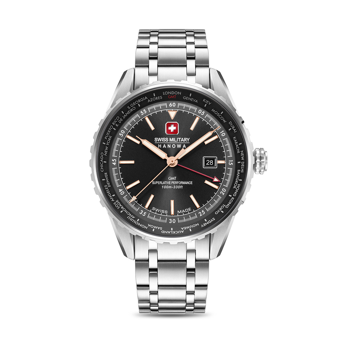 RELOJ SWISS MILITARY HANOWA SMWGH0003203 PLATEADO - 1