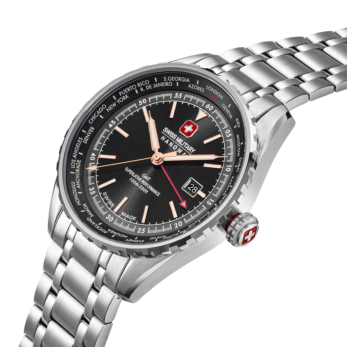 RELOJ SWISS MILITARY HANOWA SMWGH0003203 PLATEADO - 2