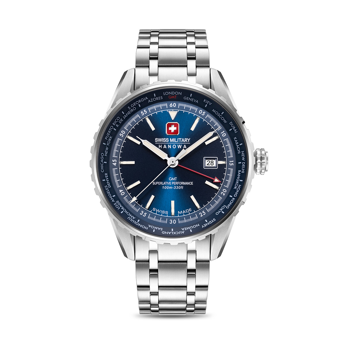 RELOJ SWISS MILITARY HANOWA SMWGH0003204 PLATEADO - 1