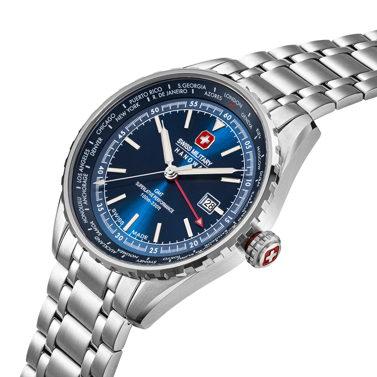 RELOJ SWISS MILITARY HANOWA SMWGH0003204 PLATEADO - 2