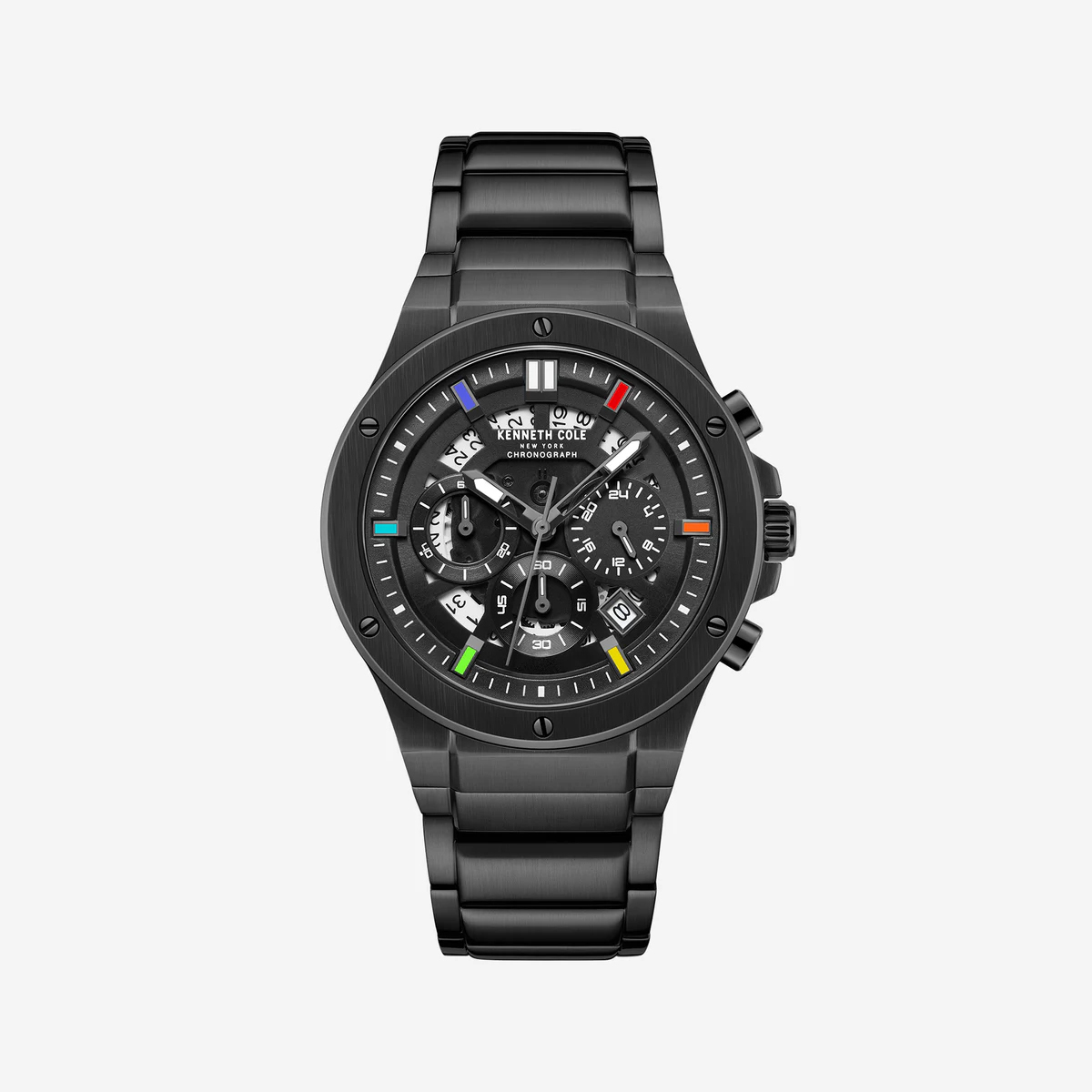 RELOJ KENNETH COLE NY KCWGI0058301 NEGRO - 1