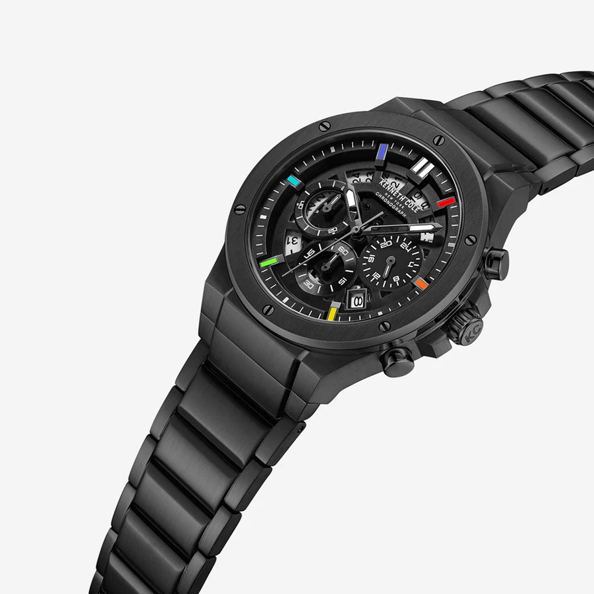 RELOJ KENNETH COLE NY KCWGI0058301 NEGRO - 2