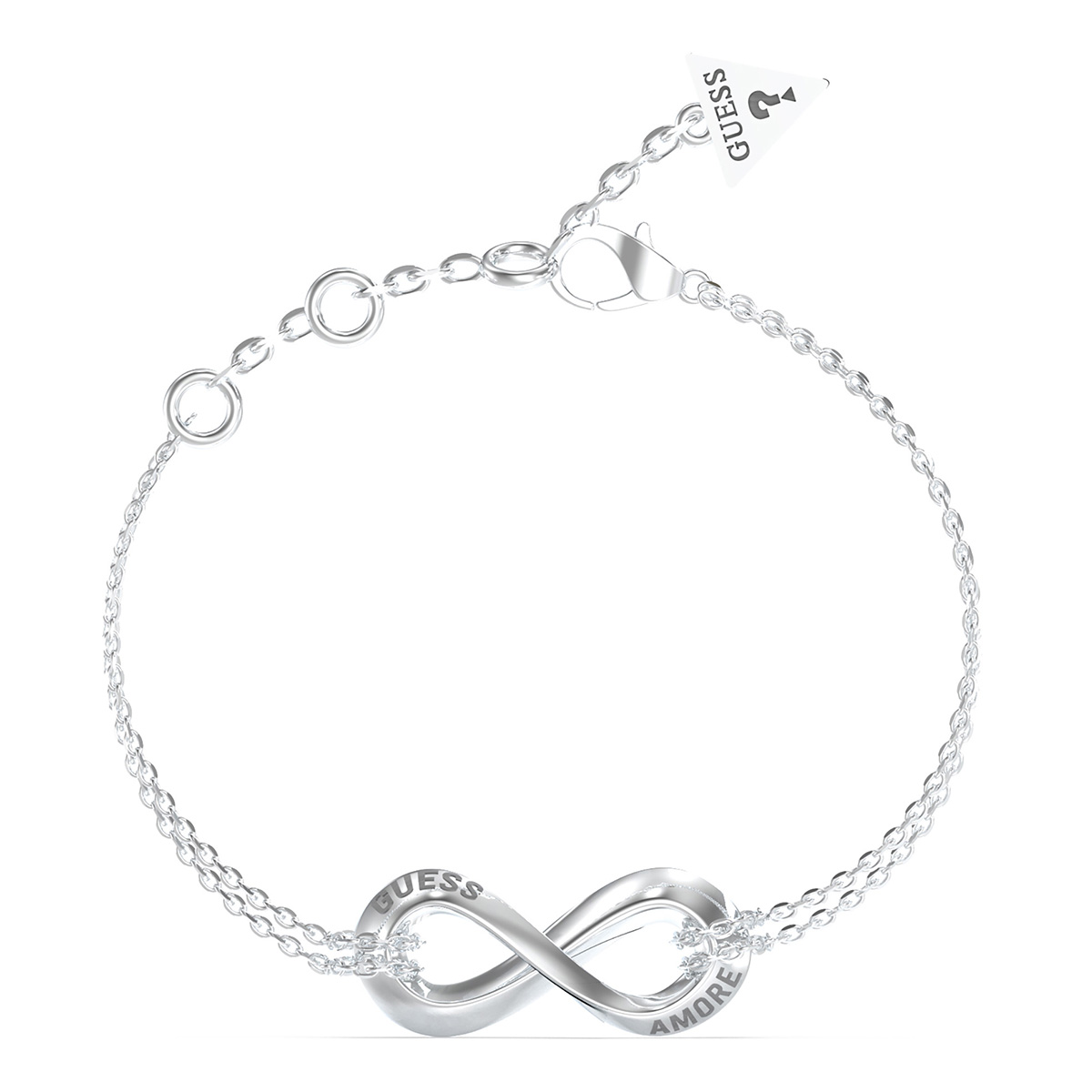PULSERA GUESS JUBB05050JWRHL PLATEADA - 1