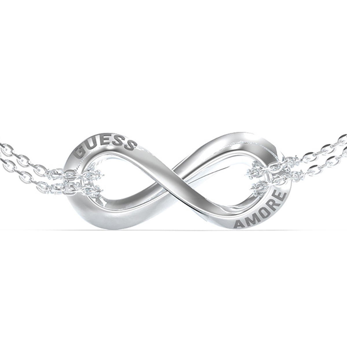 PULSERA GUESS JUBB05050JWRHL PLATEADA - 2