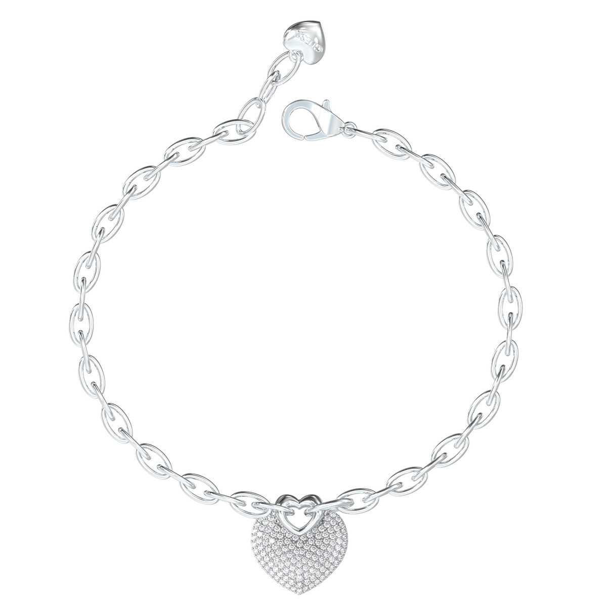 PULSERA GUESS JUBB05214JWRHL PLATEADA - 1