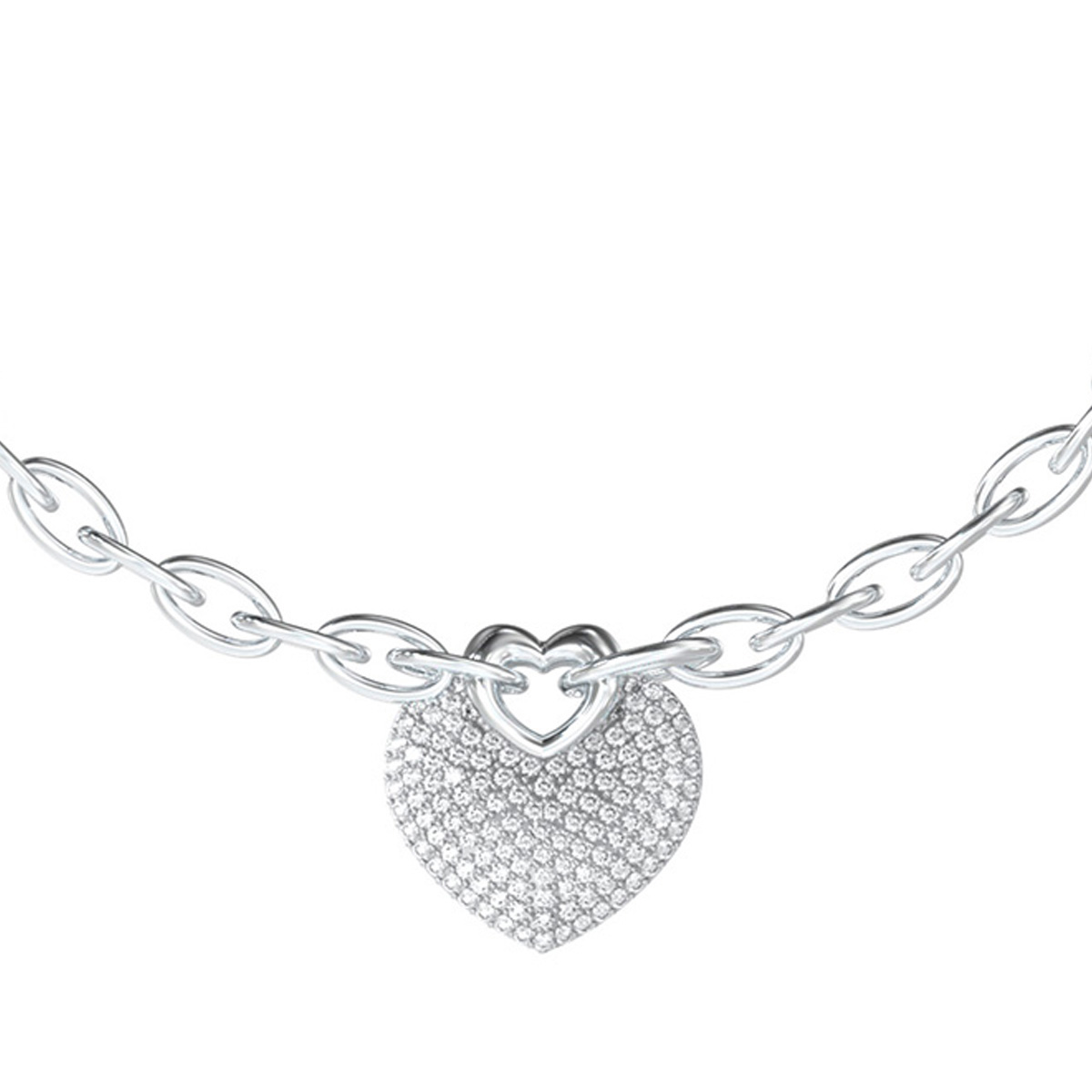 PULSERA GUESS JUBB05214JWRHL PLATEADA - 2