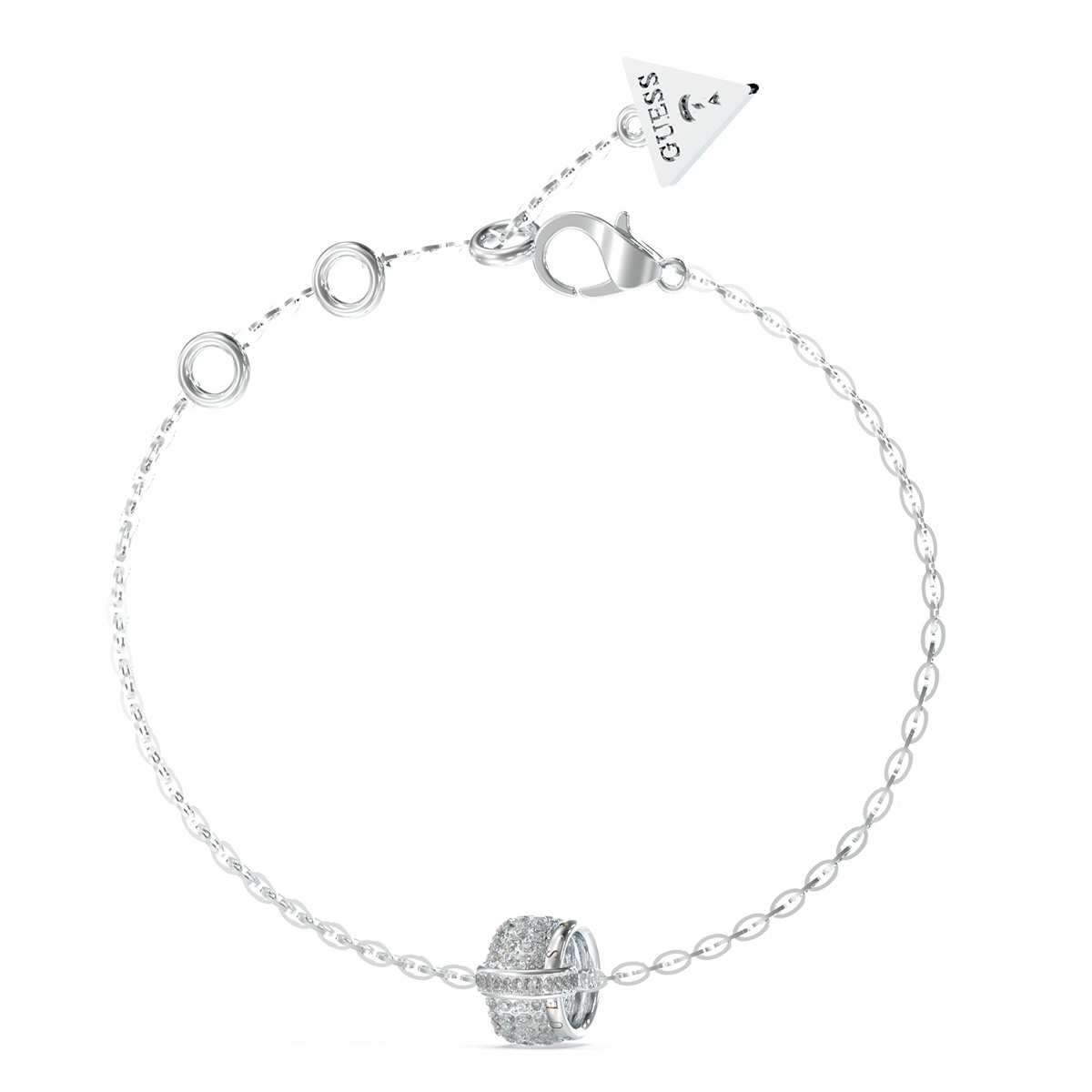 PULSERA GUESS JUBB05196JWRHL PLATEADA - 1