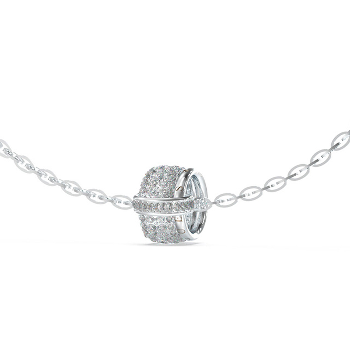 PULSERA GUESS JUBB05196JWRHL PLATEADA - 2