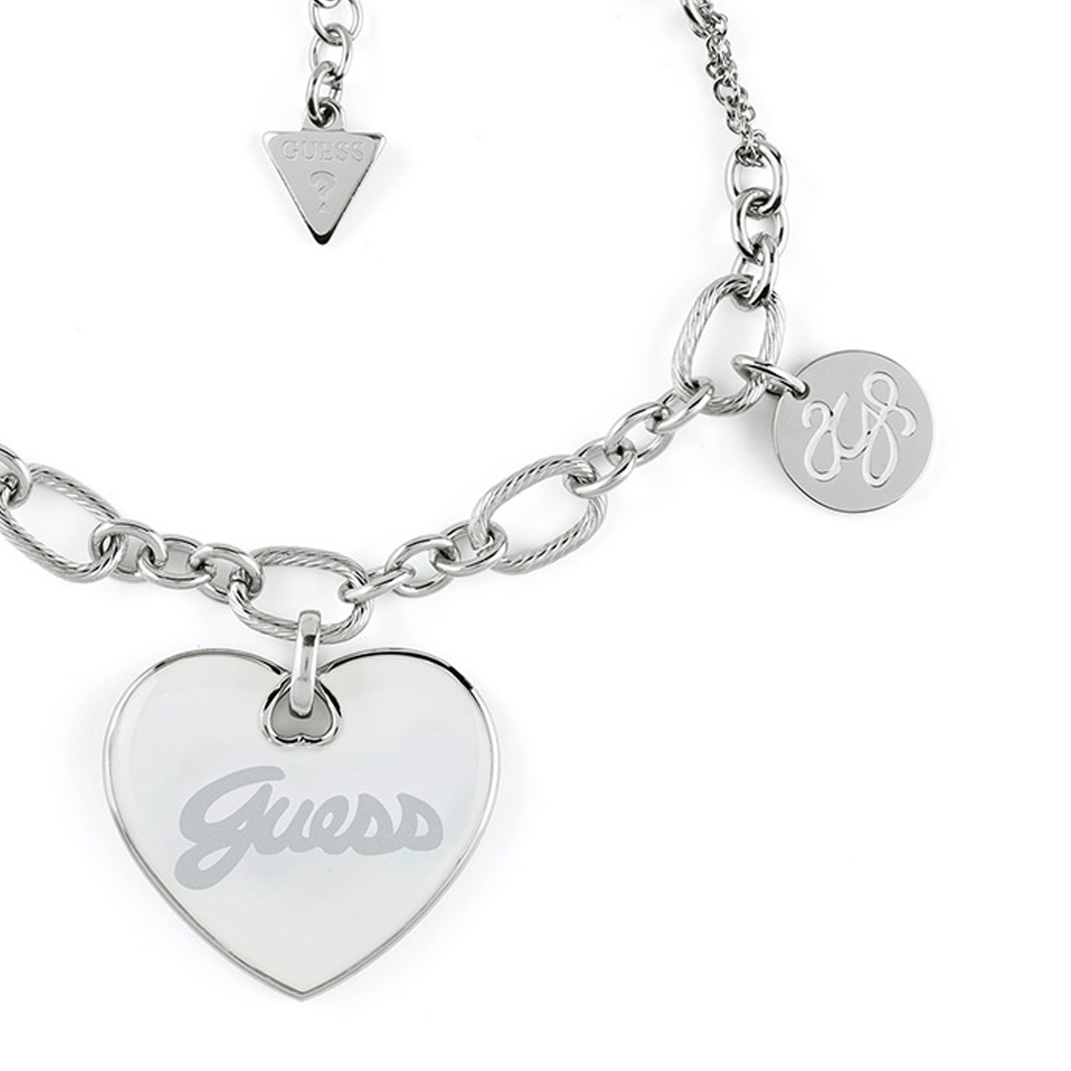 PULSERA GUESS JUBB05149JWRHWHL PLATEADA - 2