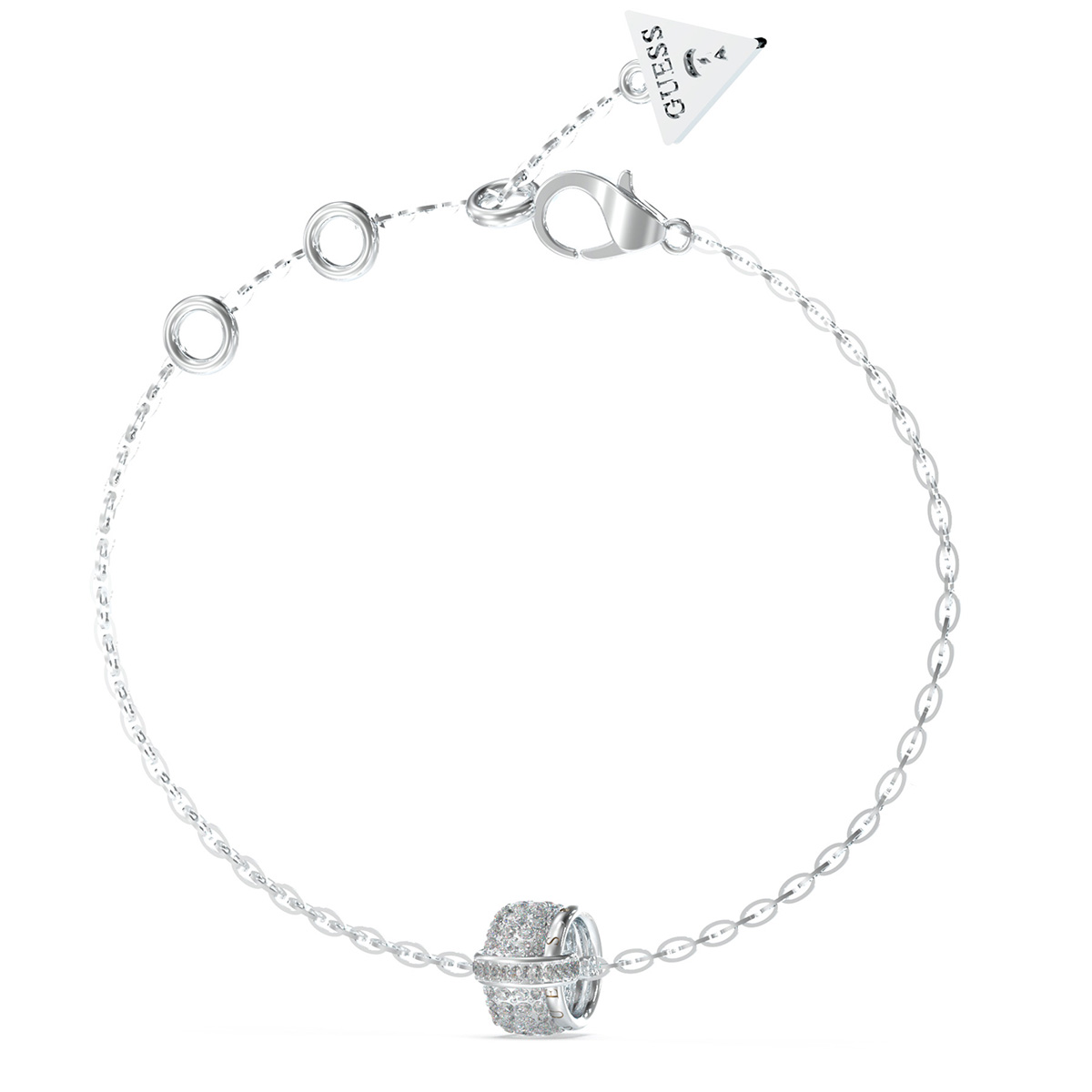 PULSERA GUESS JUBB05196JWRHS PLATEADA - 1