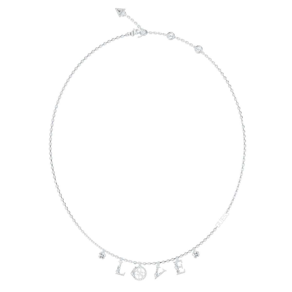 COLLAR GUESS JUBN05032JWRHT-U PLATEADO