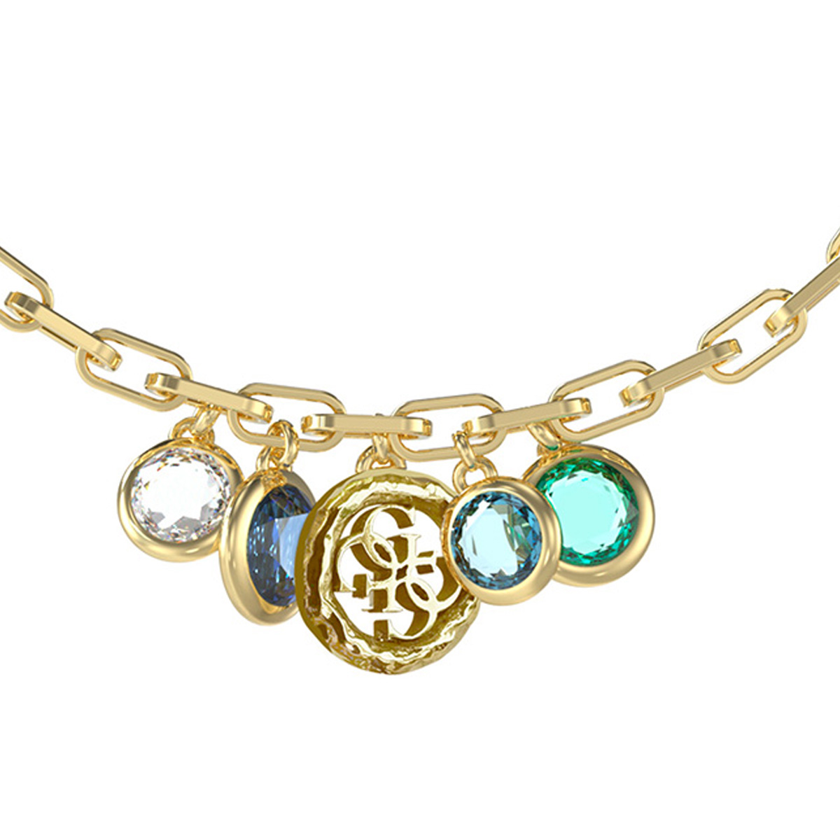 PULSERA GUESS JUBB05096JWYGAQS DORADA - 2