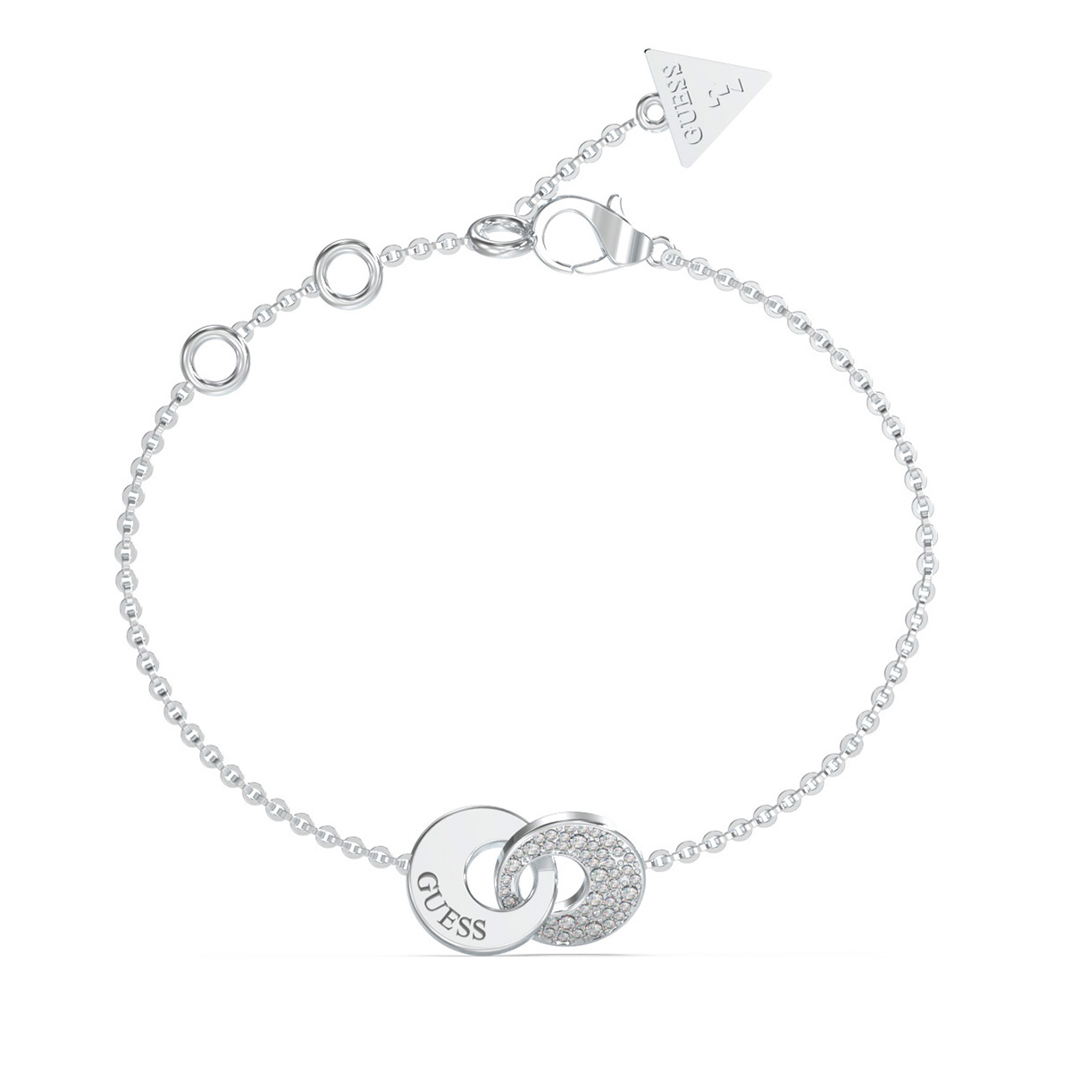 PULSERA GUESS JUBB05220JWRHS PLATEADA - 1