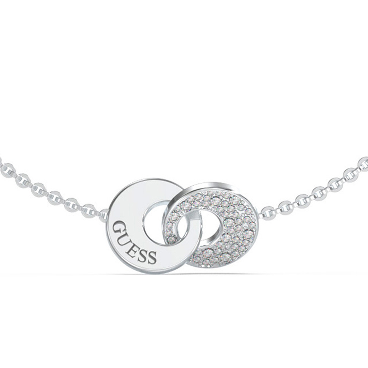 PULSERA GUESS JUBB05220JWRHS PLATEADA - 2