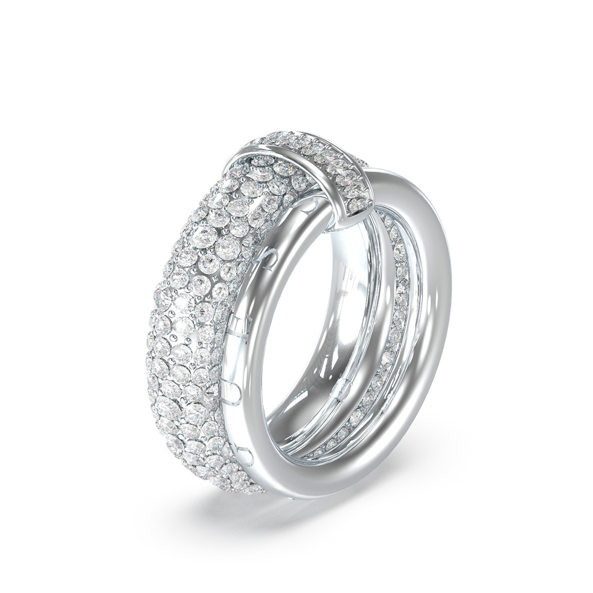 ANILLO GUESS JUBR05198JWRH56 PLATEADO - 1