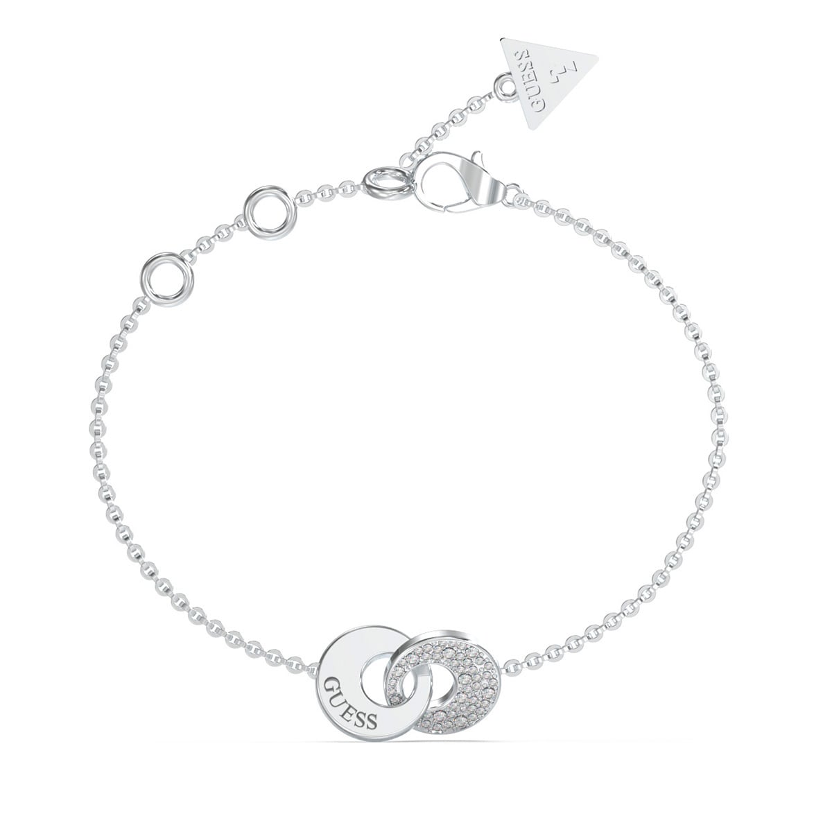 PULSERA GUESS JUBB05220JWRHL PLATEADA - 1