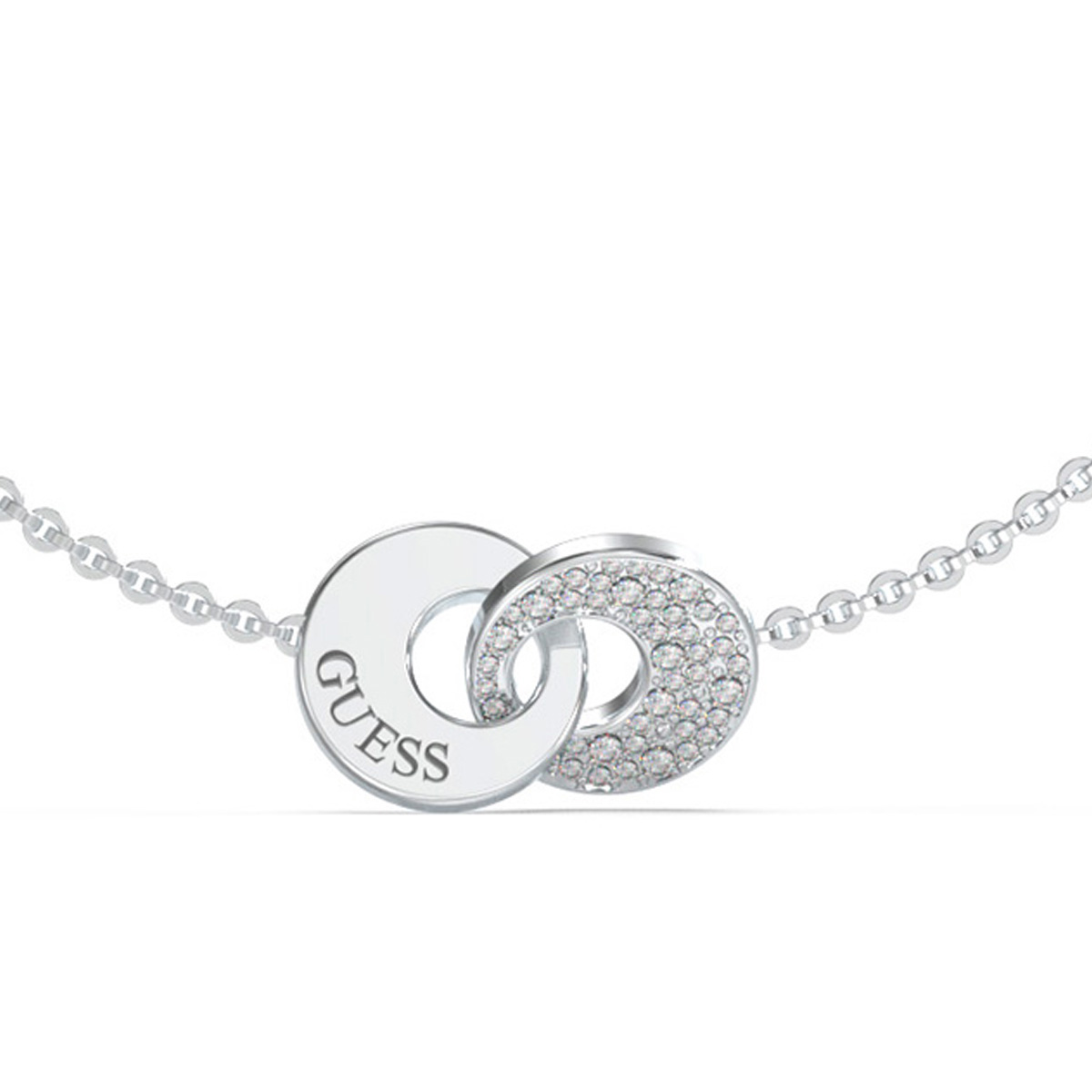 PULSERA GUESS JUBB05220JWRHL PLATEADA - 2