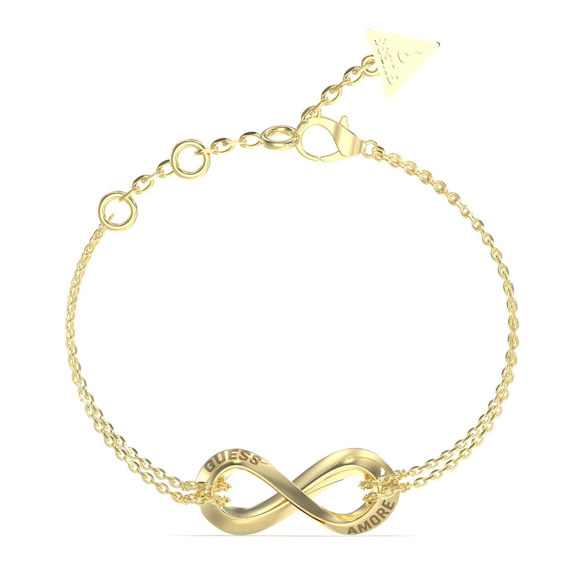 Guess Pulsera Mujer Guess Icon De Acero Dorado con Ofertas en