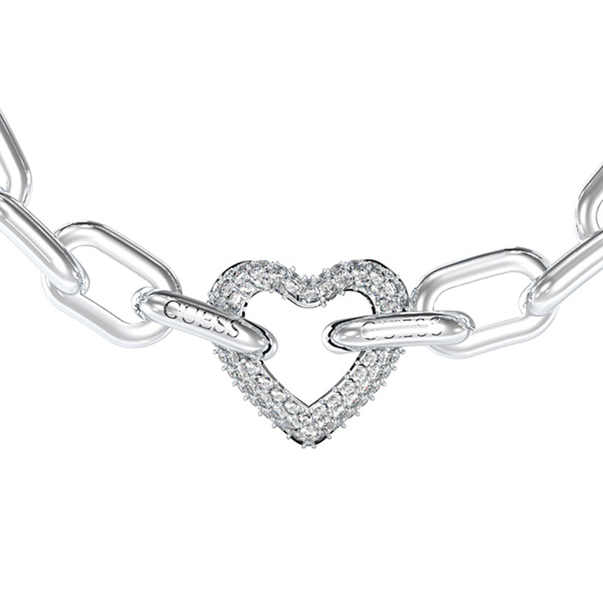 PULSERA GUESS JUBB05016JWRHS PLATEADA - 2