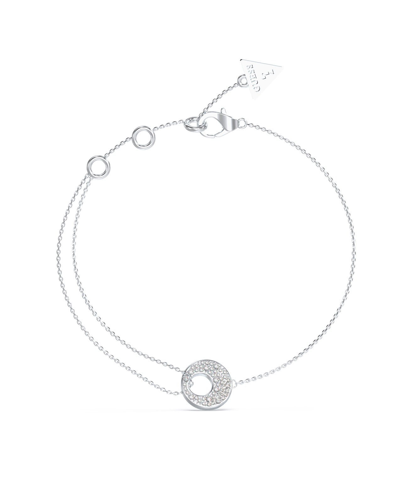 PULSERA GUESS JUBB05224JWRHS PLATEADA - 1
