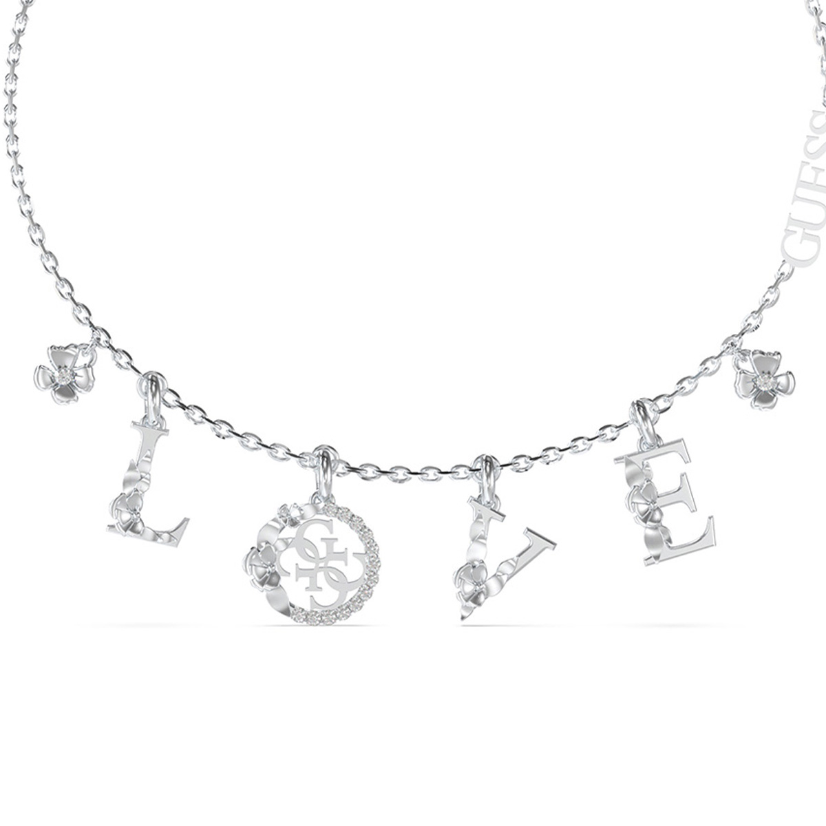PULSERA GUESS JUBB05033JWRHL PLATEADA - 2