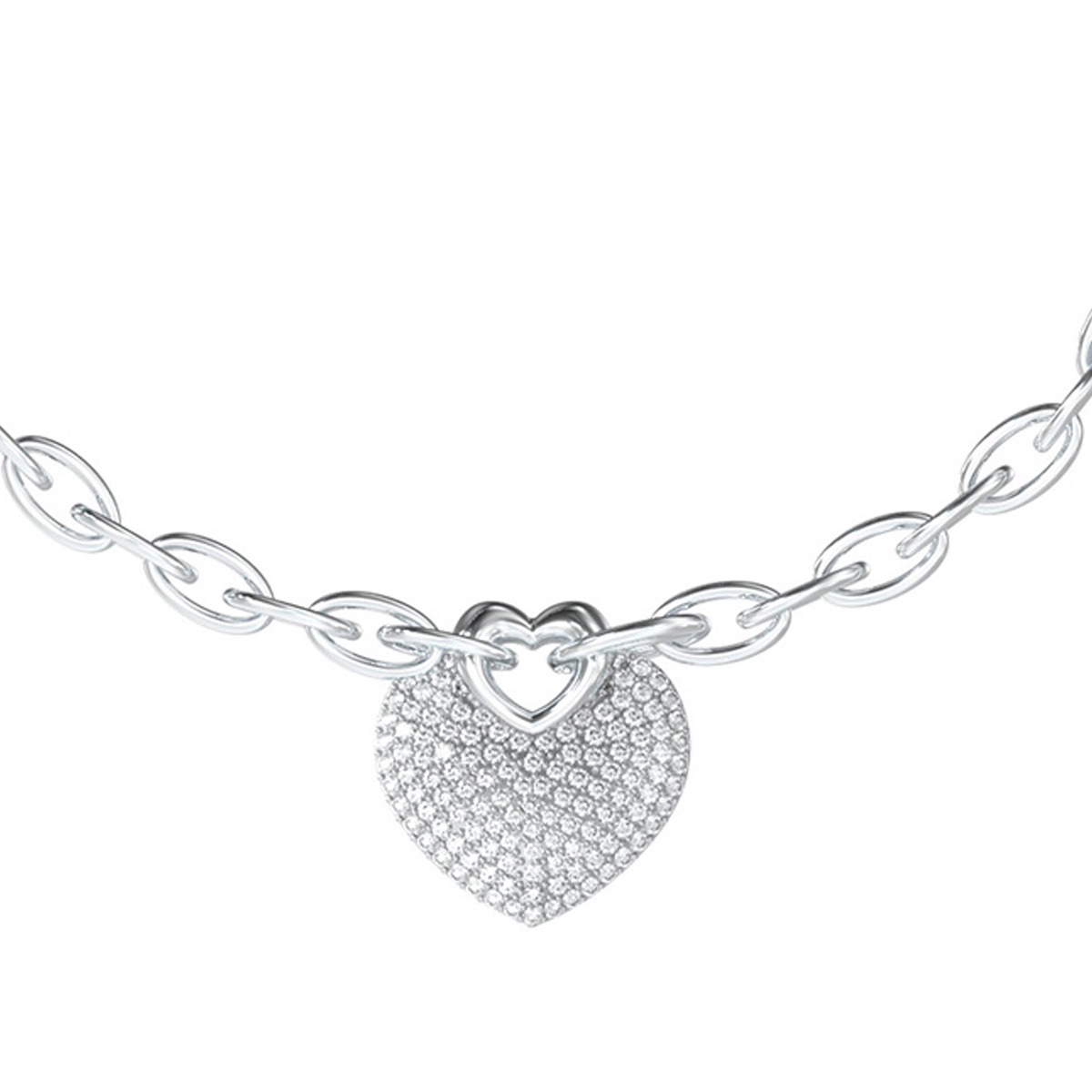 PULSERA GUESS JUBB05214JWRHS PLATEADA - 2