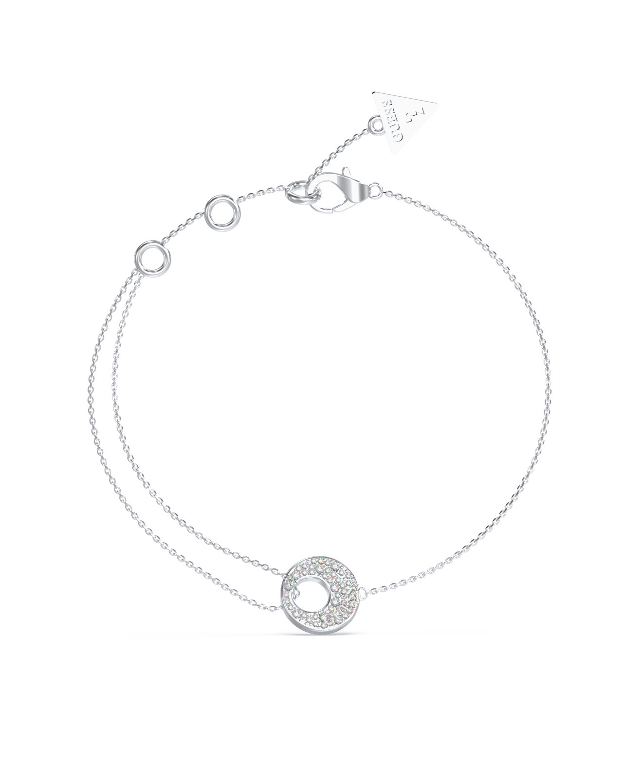 PULSERA GUESS JUBB05224JWRHL PLATEADA - 1