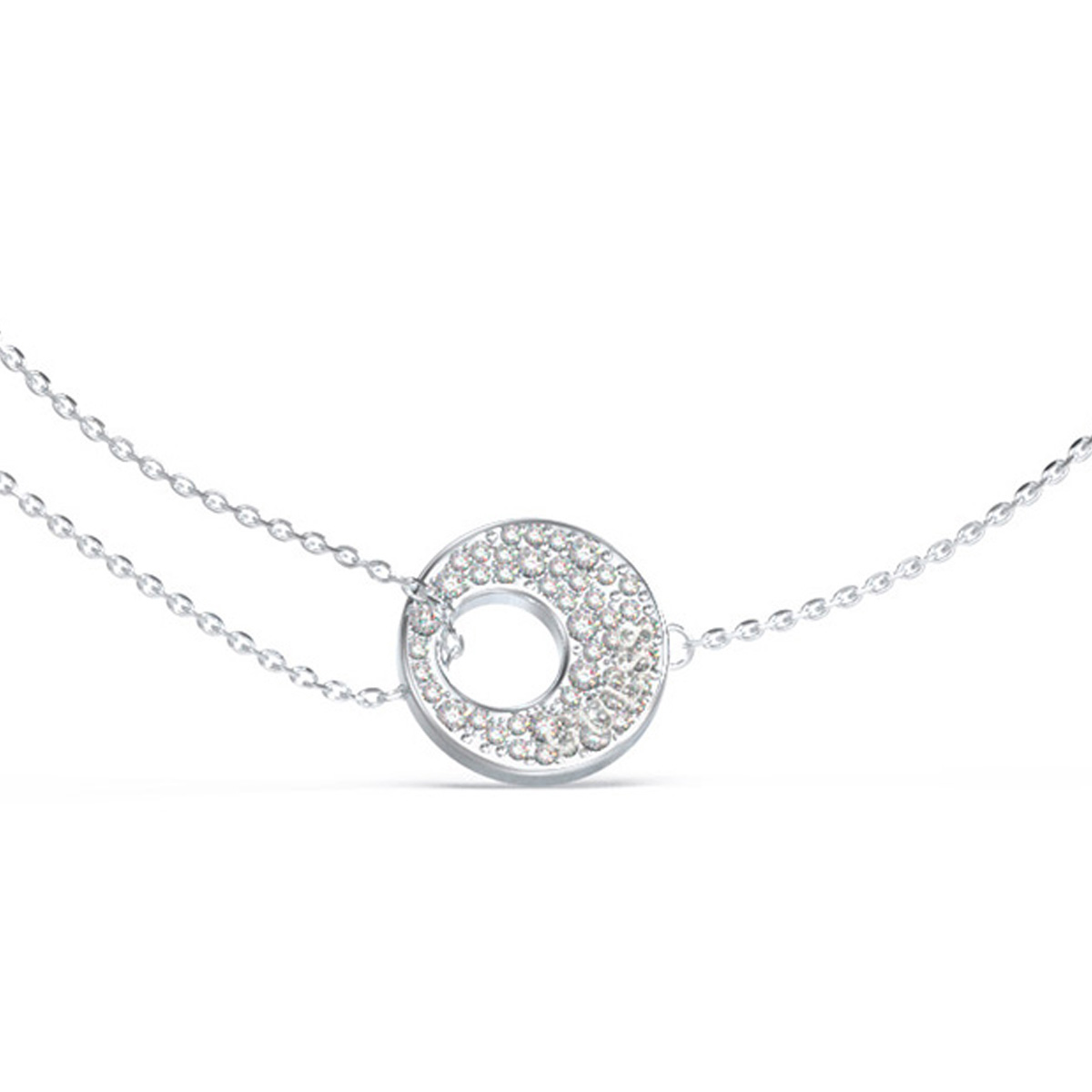 PULSERA GUESS JUBB05224JWRHL PLATEADA - 2