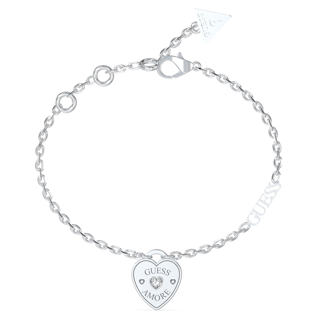 PULSERA GUESS JUBB05057JWRHS PLATEADA - 1