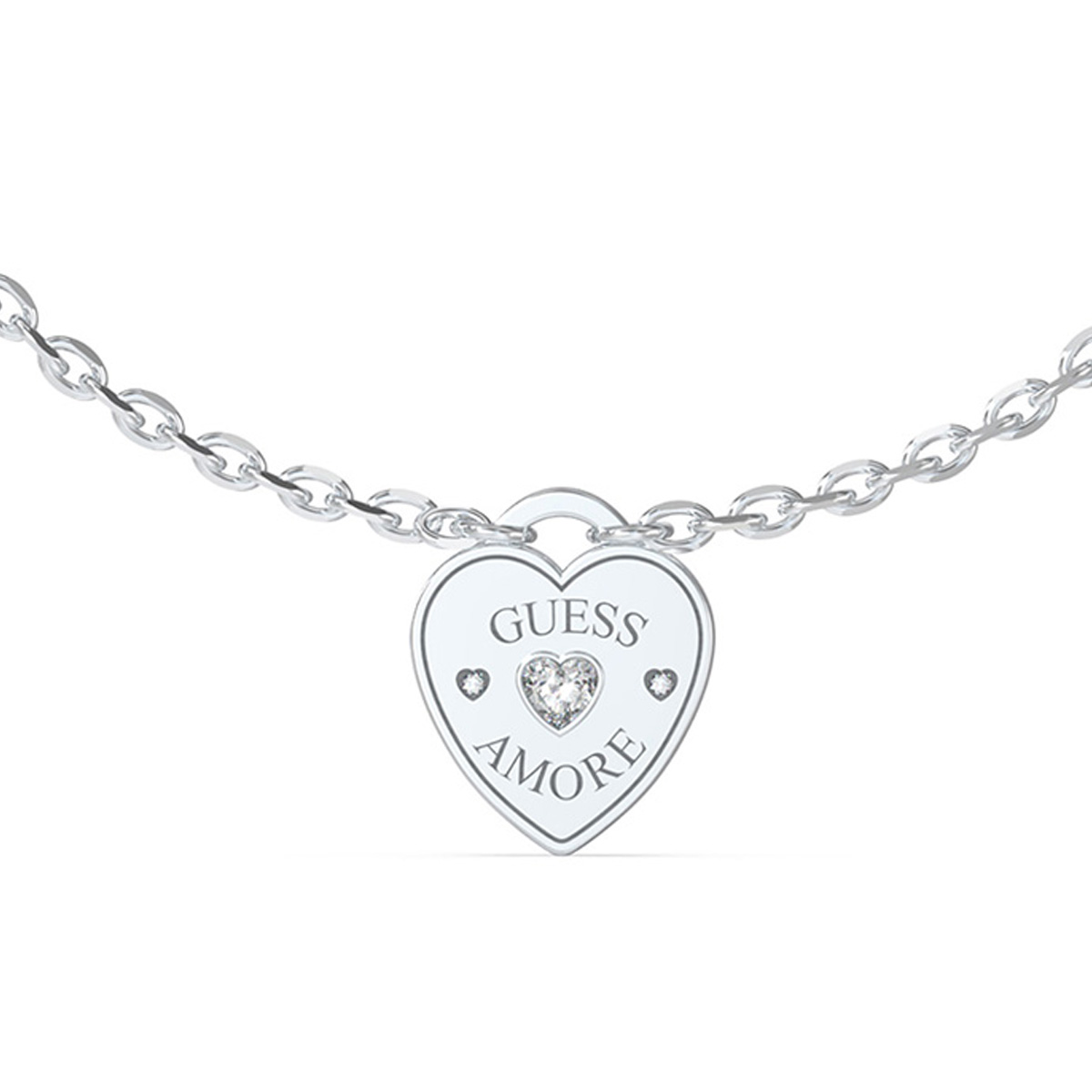PULSERA GUESS JUBB05057JWRHS PLATEADA - 2