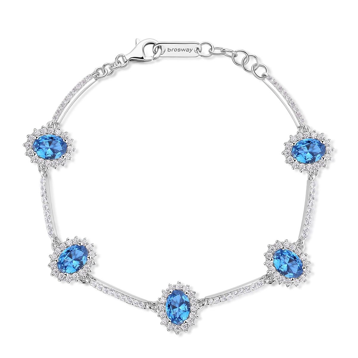 PULSERA BROSWAY FANCY PLATEADO FFB35 - 1