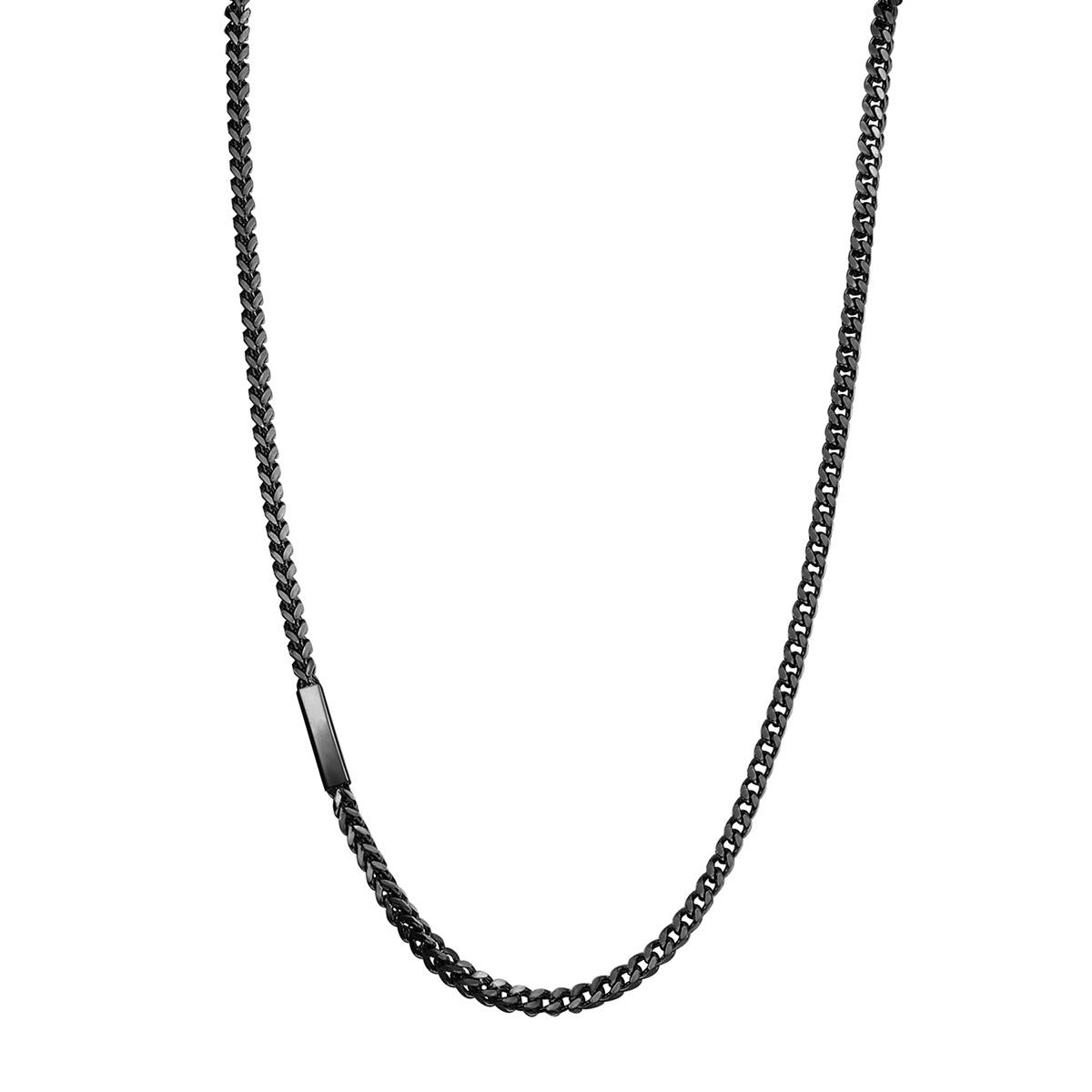 COLLAR BROSWAY PLOMO HOMBRE BIK08