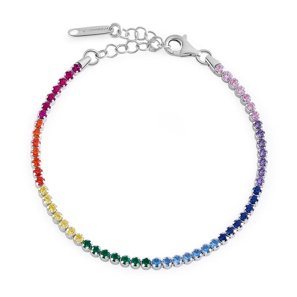 PULSERA BROSWAY FANCY PLATEADO FJR08 - 1